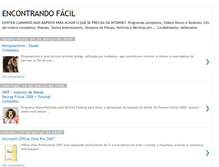 Tablet Screenshot of encontrandofacil.blogspot.com