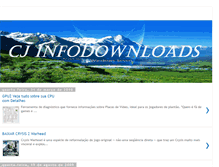Tablet Screenshot of cjinfodownloads.blogspot.com