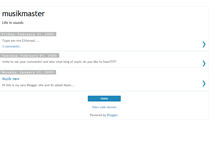Tablet Screenshot of musikmaster.blogspot.com