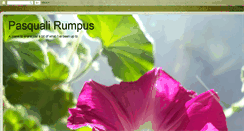 Desktop Screenshot of pasqualirumpus.blogspot.com