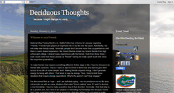 Desktop Screenshot of deciduousthoughts.blogspot.com