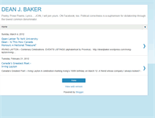 Tablet Screenshot of deanjbaker.blogspot.com