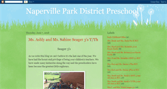 Desktop Screenshot of npdpreschool.blogspot.com