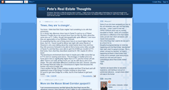 Desktop Screenshot of petesrealestatethoughts.blogspot.com