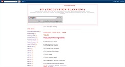 Desktop Screenshot of production-planning.blogspot.com