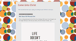 Desktop Screenshot of cristie-comeuntochrist.blogspot.com