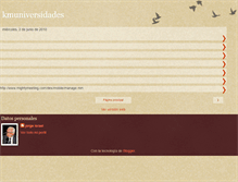 Tablet Screenshot of kmuniversidadesjir.blogspot.com