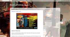 Desktop Screenshot of bioshockinfinitehackcheat.blogspot.com