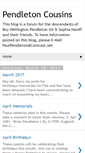Mobile Screenshot of pendletoncousins.blogspot.com