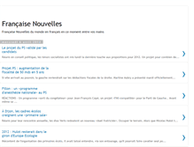 Tablet Screenshot of francaisenouvelles.blogspot.com