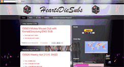 Desktop Screenshot of heartsdiesubs.blogspot.com