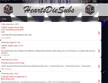 Tablet Screenshot of heartsdiesubs.blogspot.com