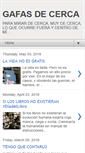 Mobile Screenshot of gafasdecerca.blogspot.com