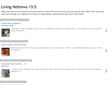 Tablet Screenshot of livinghebrews135.blogspot.com