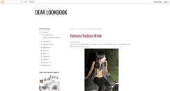 Desktop Screenshot of dearlookbook.blogspot.com