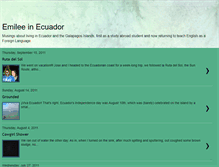 Tablet Screenshot of emileeinecuador.blogspot.com