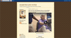 Desktop Screenshot of diabeteslifenotes.blogspot.com