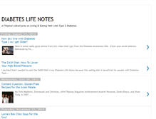 Tablet Screenshot of diabeteslifenotes.blogspot.com