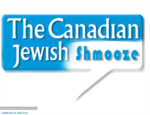 Tablet Screenshot of canadianjewishnews.blogspot.com