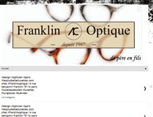 Tablet Screenshot of franklin-rive-gauche-opticien.blogspot.com