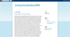 Desktop Screenshot of juicycoutureoutletonline.blogspot.com