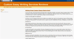 Desktop Screenshot of customessaywritingreview.blogspot.com