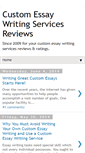 Mobile Screenshot of customessaywritingreview.blogspot.com