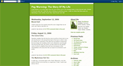 Desktop Screenshot of pegwarmer.blogspot.com