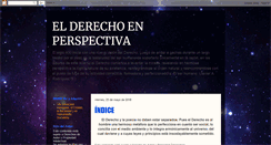 Desktop Screenshot of elderechoenperspectiva.blogspot.com