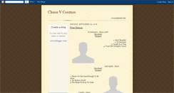Desktop Screenshot of chaosvcosmos.blogspot.com