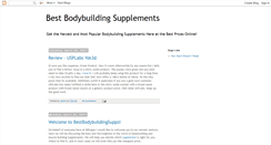 Desktop Screenshot of bestbodybuildingsupps.blogspot.com