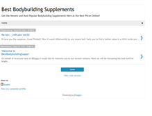 Tablet Screenshot of bestbodybuildingsupps.blogspot.com