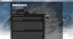 Desktop Screenshot of bodybyboris.blogspot.com