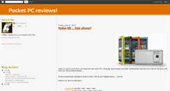 Desktop Screenshot of pocketpcreviews.blogspot.com