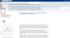 Desktop Screenshot of laboratoriocentralsl.blogspot.com