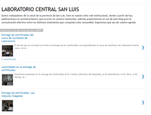 Tablet Screenshot of laboratoriocentralsl.blogspot.com