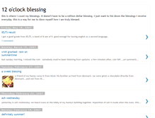 Tablet Screenshot of 12oclockblessing.blogspot.com