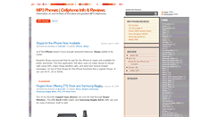 Desktop Screenshot of mp3phones.blogspot.com