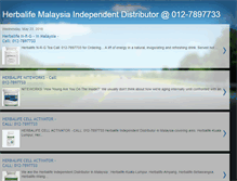 Tablet Screenshot of herbalifemalaysia4u.blogspot.com