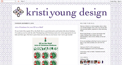 Desktop Screenshot of kristiyoungdesign.blogspot.com