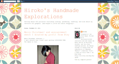 Desktop Screenshot of hirokohandmade.blogspot.com