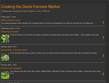 Tablet Screenshot of cookingdavisfarmersmarket.blogspot.com