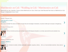 Tablet Screenshot of matrimonioencali.blogspot.com