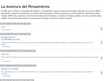 Tablet Screenshot of laaventuradelpensamiento.blogspot.com