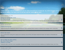 Tablet Screenshot of hair-collections.blogspot.com