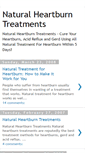 Mobile Screenshot of natural-heartburn-treatments.blogspot.com
