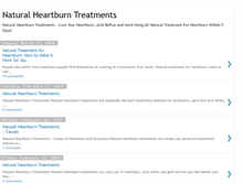 Tablet Screenshot of natural-heartburn-treatments.blogspot.com