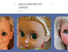 Tablet Screenshot of dollsandprettythings.blogspot.com