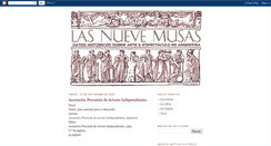 Desktop Screenshot of las-9-musas.blogspot.com