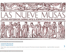 Tablet Screenshot of las-9-musas.blogspot.com